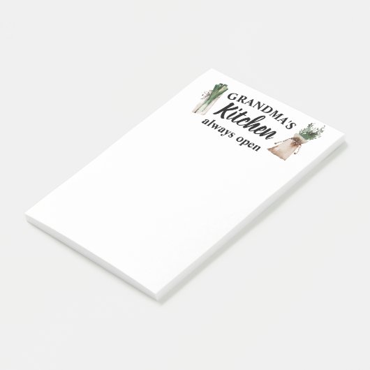 おばあちゃんモダンの台所はいつも開いたギフト最高のだ ポストイット (アングル)