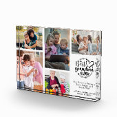 おばあちゃんモダングリッド記念ギフト フォトブロック (右)