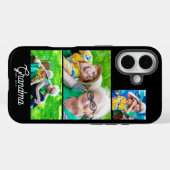 おばあちゃんモダンスクリプト ブラック3枚の写真 Case-Mate iPhoneケース (裏面 (横))