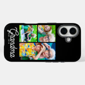 おばあちゃんモダンスクリプト ブラック3枚の写真 Case-Mate iPhoneケース (裏面 (横))