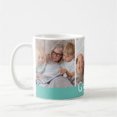 おばあちゃんモダンフォトコラージュかわいいプレゼント コーヒーマグカップ (左)