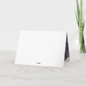 おばあちゃんモダン用フォト誕生日カード カード (裏面)