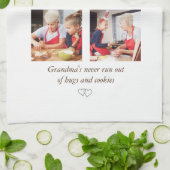 おばあちゃんモダン4枚の写真 キッチンタオル (折り畳み)