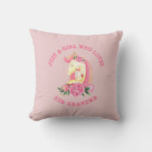 おばあちゃんユニコーンを愛する文字の女の子を変えることができる クッション (正面)