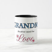 おばあちゃんラブコーヒーマグのための別の単語 マグカップ (中央)