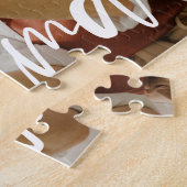 おばあちゃんラブスクリプトパーソナライズされたギフト ジグソーパズル (側面)