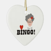 おばあちゃんラブビンゴセラミックオーナメント セラミックオーナメント (右)