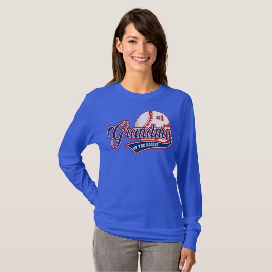 おばあちゃんルーキーの年1回バースデーベースボール Tシャツ (正面フル)