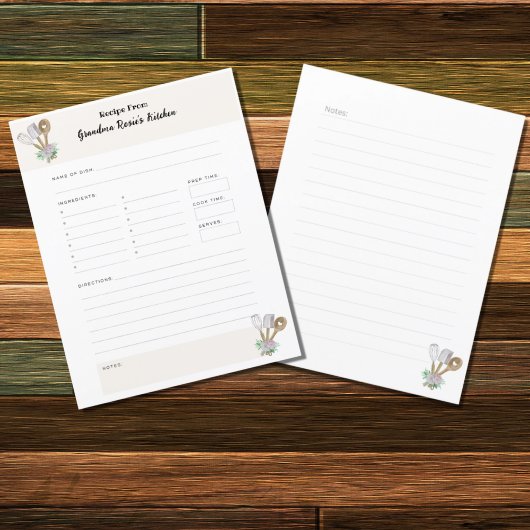 おばあちゃんレシピ |国のパーソナライズされたレシピ