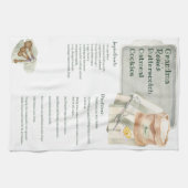 おばあちゃんレシピ | Butterscotch パーソナライズされた Cookie キッチンタオル (横)