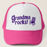 おばあちゃんロックス キャップ<br><div class="desc">私のおばあちゃんは岩を！</div>