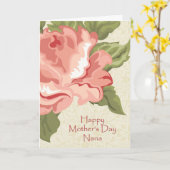 おばあちゃんローズ、母の日にHappy！ カード (黄色い花)