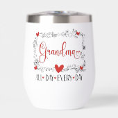 おばあちゃん一日毎日サーマルワインタンブラー (正面)