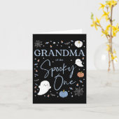 おばあちゃん不気味ワンファースト誕生日少年1H カード (黄色い花)