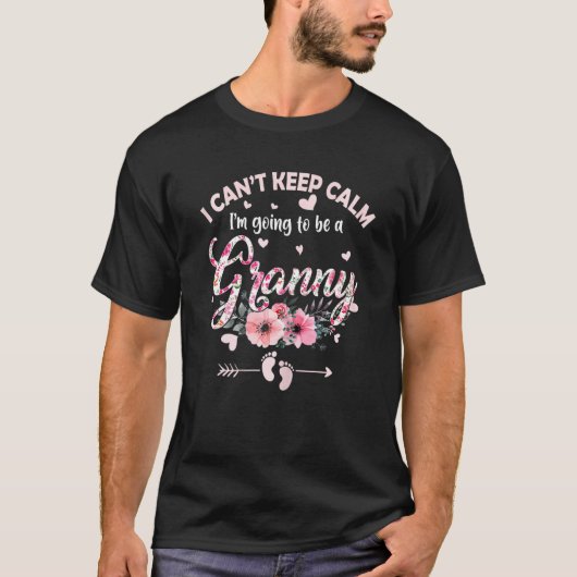 おばあちゃん保になるなんて落ち着かない女だ Tシャツ (正面)