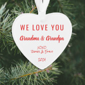 おばあちゃん写真クリスマス オーナメント