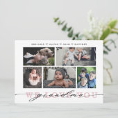 おばあちゃん写真コラージュ母の日のカード (スタンド正面)