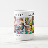 おばあちゃん写真数々の好きシンプルかわいいハート コーヒーマグカップ (中央)