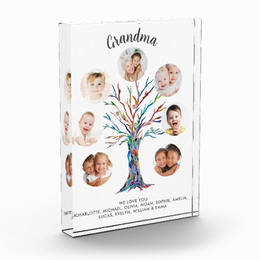 おばあちゃん写真記念フォトブロック フォトブロック (左)