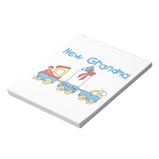 おばあちゃん列車の新しいプレゼント ノートパッド (回転)