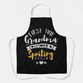おばあちゃん初めてスポイリングを開始 エプロン (正面)