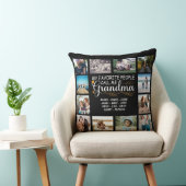 おばあちゃん名前と孫の12の写真 クッション (椅子)