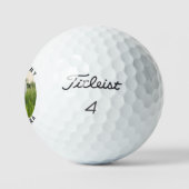 おばあちゃん大好き孫の写真Titleist ゴルフボール (ロゴ)
