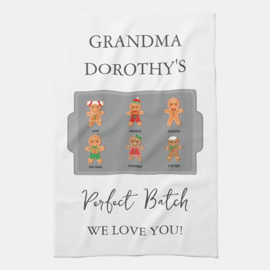 おばあちゃん大好き キッチンタオル (縦)