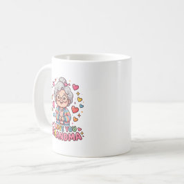 おばあちゃん大好き コーヒーマグカップ