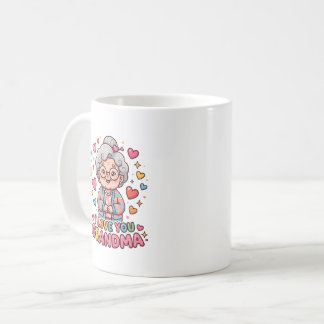 おばあちゃん大好き コーヒーマグカップ