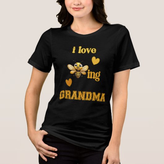 おばあちゃん大好き トライブレンドTシャツ (正面)