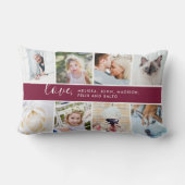 おばあちゃん大好き！写真カスタムギフト ランバークッション (裏面)