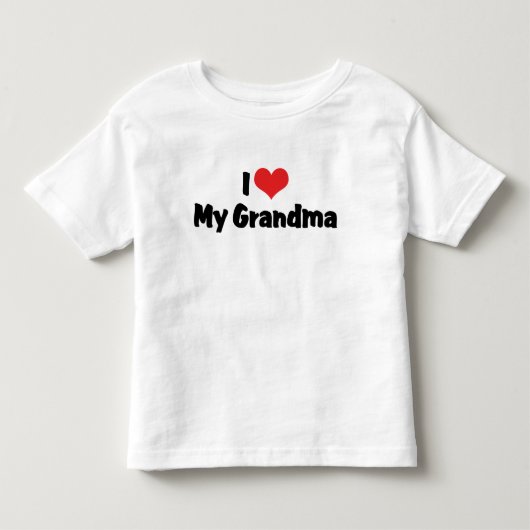 おばあちゃん大好きTシャツ トドラーTシャツ (正面)