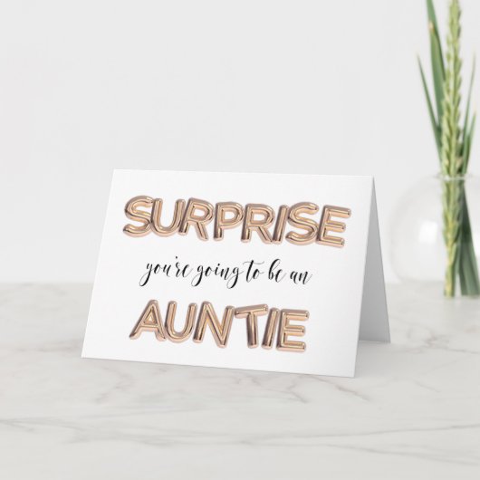 おばあちゃん妊娠のお知らせ！ 案内状 (正面)