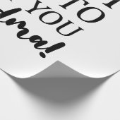 おばあちゃん妊娠アナウンクスに会うのが待ち遠しい ラッピングペーパー (角)