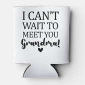 おばあちゃん妊娠アナウンクスに会うのが待ち遠しい 缶クーラー (正面)