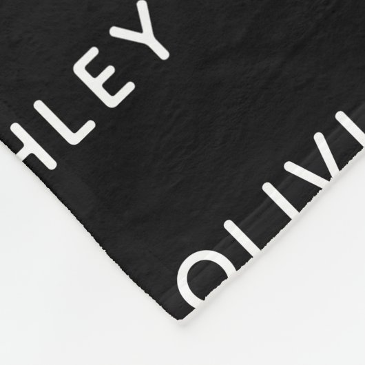 おばあちゃん子供のパーソナライズされた名前が大好き フリースブランケット (角)