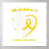 おばあちゃん孫の孫娘の子供時代の贈り物 ポスター (正面)