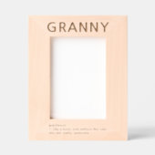 おばあちゃん定義レーザーエッチング写真枠 レーザー彫刻フレーム (正面)