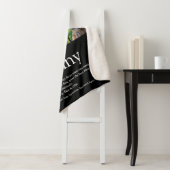 おばあちゃん定義写真コラージュ シェルパブランケット (インサイチュ)