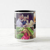 おばあちゃん家写真集合用マグパーソナライズされた マグカップ (中央)