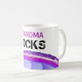 *~*おばあちゃん岩石ラピダリアゲートスラブ コーヒーマグカップ (正面右)