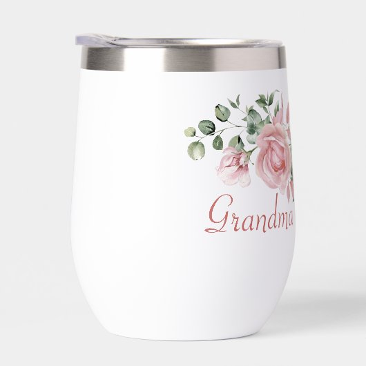 おばあちゃん年の設立カスタムピンクローズ (右面)