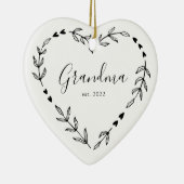 おばあちゃん年祭クリスマス セラミックオーナメント (右)