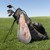 おばあちゃん年立ベビー写真 ゴルフタオル (グリーン)