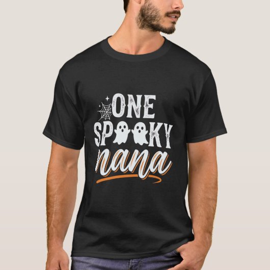 おばあちゃん幽霊ハロウィンデザイン Tシャツ (正面)