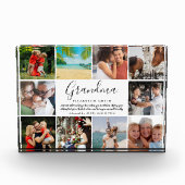 おばあちゃん引用文モダン台本10フォトコラージュ フォトブロック (正面)