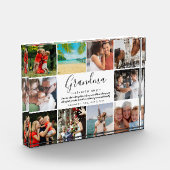 おばあちゃん引用文モダン台本10フォトコラージュ フォトブロック (左)