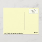 おばあちゃん彫刻 ポストカード (裏面)