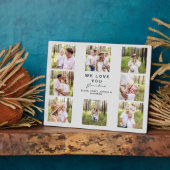 おばあちゃん愛してるよコラージュのプラーク フォトプラーク (側面)